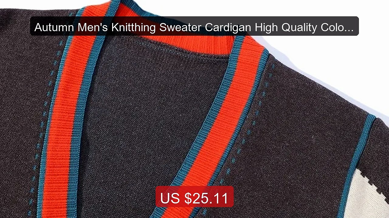 Autumn Men's Knitthing Sweater Cardigan High Quality Color Blo... -- Best Buy 2026 | Great Quality!