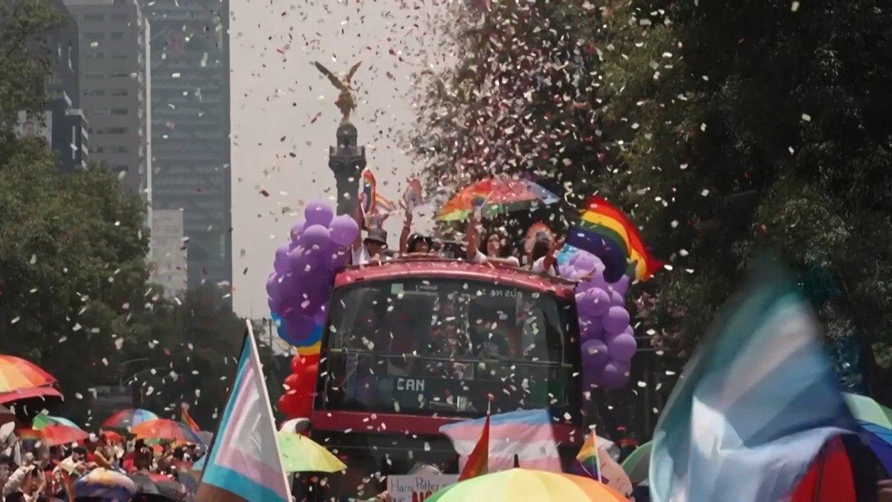 La marcha LGBTQ+ en la Ciudad de México