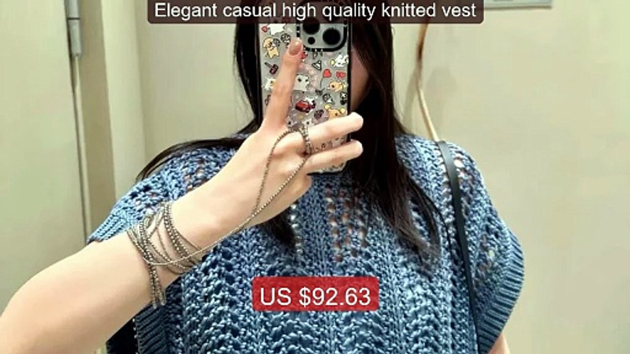 Elegant casual high quality knitted vest -- Best Buy 2026 | Great Quality!