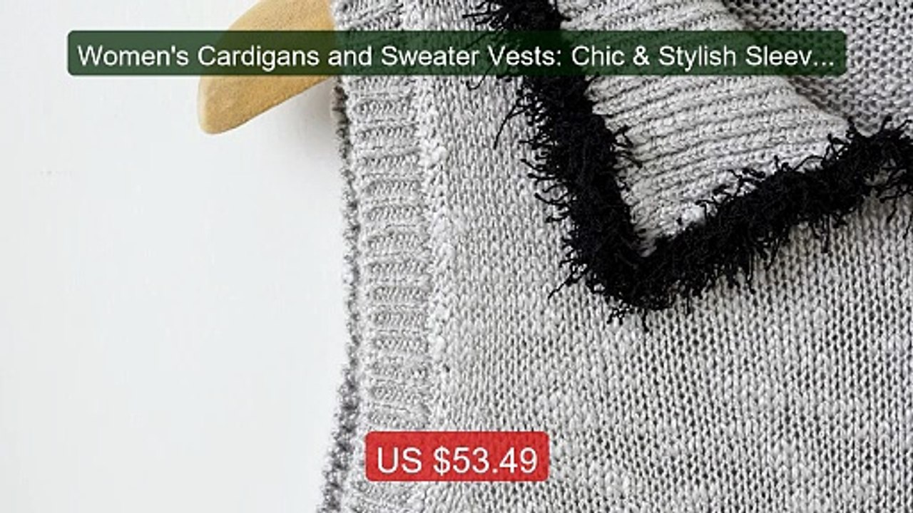 Women's Cardigans and Sweater Vests: Chic & Stylish Sleeveless Ves... -- Best Deal 2026 | Shop Now!