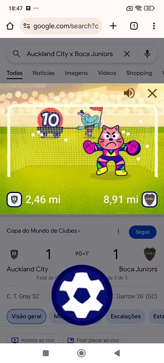 Auckland City x Boca Juniors- Partidas 13-17 - Mini Cup Google Copa do Mundo de Clubes