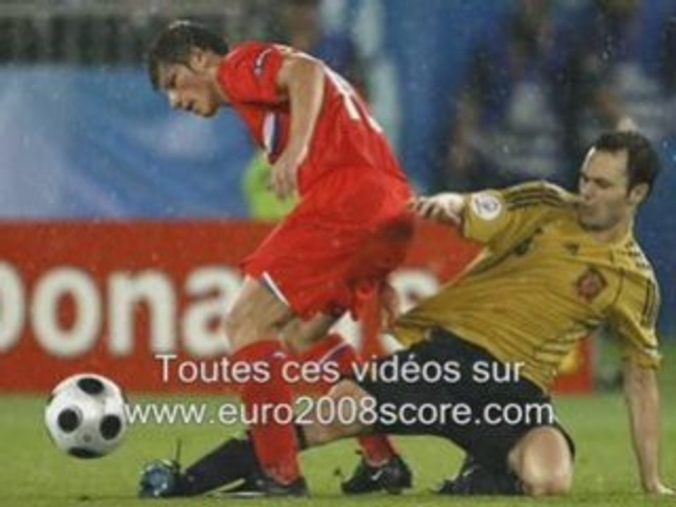 EURO 2008 :Espagne - Russie  Le match
