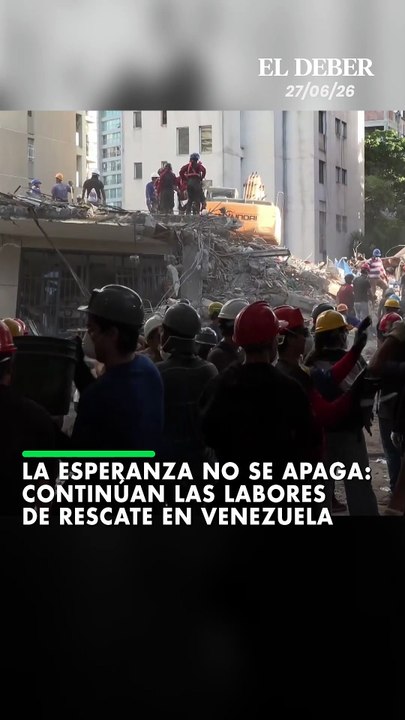 La esperanza no se apaga: continúan las labores de rescate en Venezuela