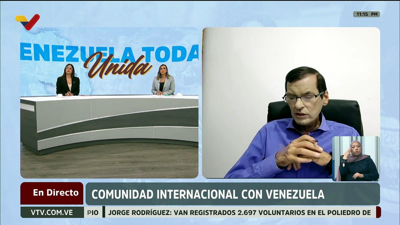 Anl. Wilmer Depablos destaca que más de 20 países enviaron sus rescatistas para apoyar a afectados