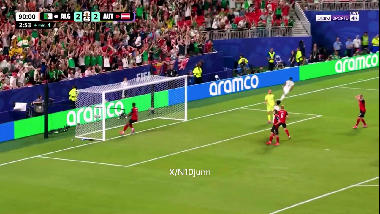 Algérie-Autriche (3-3) : But de Mahrez
