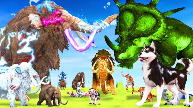 Incredible Animals Race vs Dinosaurs vs Prehistoric Mammals Speed Race RuN Who Will Win ARBS thumnail
