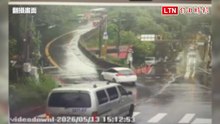 手剎車失靈！ 砂石車連撞3車翻覆 新店社區巴士8乘客受傷