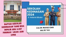 Ada 6 027 Formasi di Pendaftaran Sekolah Kedinasan, Lulus Jadi CPNS berikut daftarnya