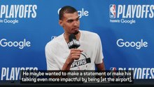 'When he speaks, everybody listens' - Wembanyama on Popovich airport interaction