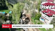 Beytüşşebap'ta dereler taştı; köprüler yıkıldı, araçlar suya kapıldı