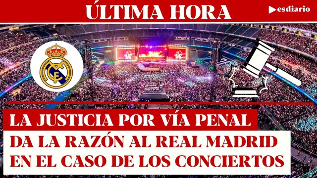 #ÚLTIMAHORA Conciertos en el Bernabéu: la Justicia le da la razón al Real Madrid | ESdiario