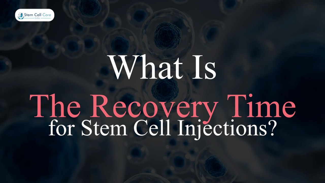 What Is the Recovery Time for Stem Cell Injections