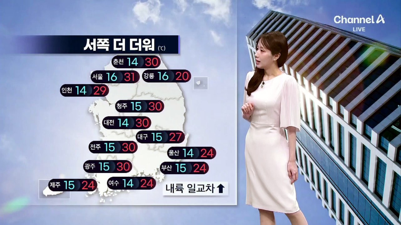 [날씨]서울 낮 31도, 7월 말 여름 날씨…남부 소나기