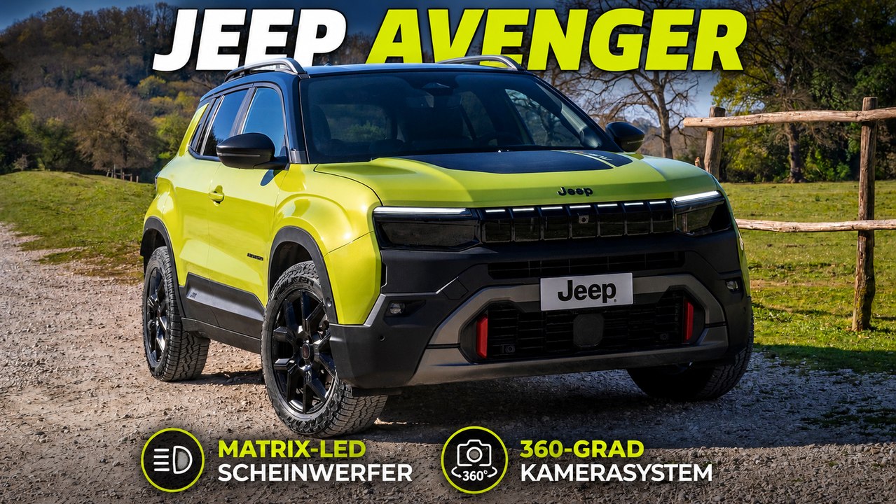 2027 Jeep Avenger Facelift: Mehr Style für den Elektro-SUV