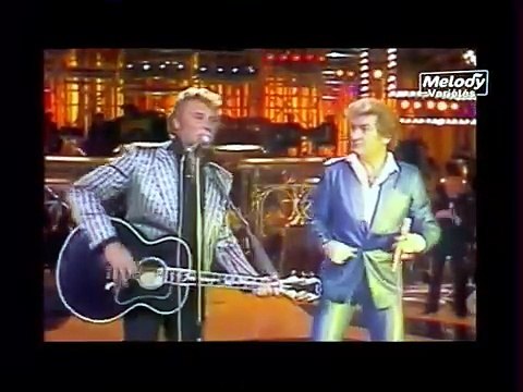 1980 - Johnny Hallyday - “Et la Voix d’Elvis” avec Eddy Mitchell et Gérard Depardieu dans “Palmarès” (Antenne 2, 12 Novembre)