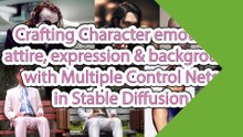 Mastering Character Emotions: Using Multiple ControlNets in Stable Diffusion