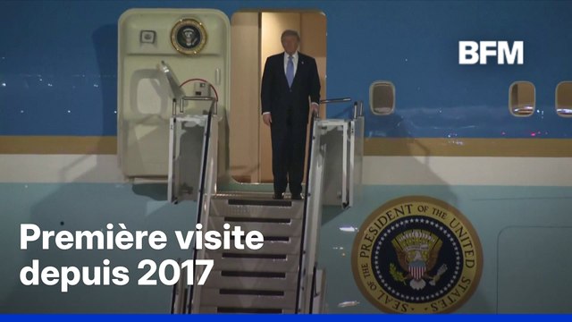 Donald Trump est arrivé en Chine pour rencontrer Xi Jinping