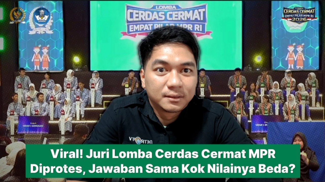 Viral Lomba Cerdas Cermat MPR, Jawaban Sama Persis Tapi Beda Nilai-Beranda Nasional