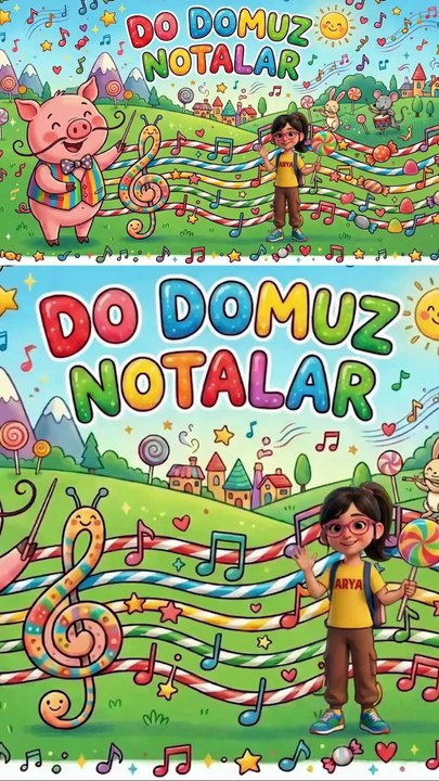 Do Domuz Notalar (Notaları Öğrenme Şarkısı)