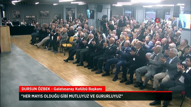 Dursun Özbek: Her mayıs olduğu gibi mutluyuz ve gururluyuz