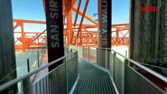 San Siro, lo skywalk sulla copertura dello stadio