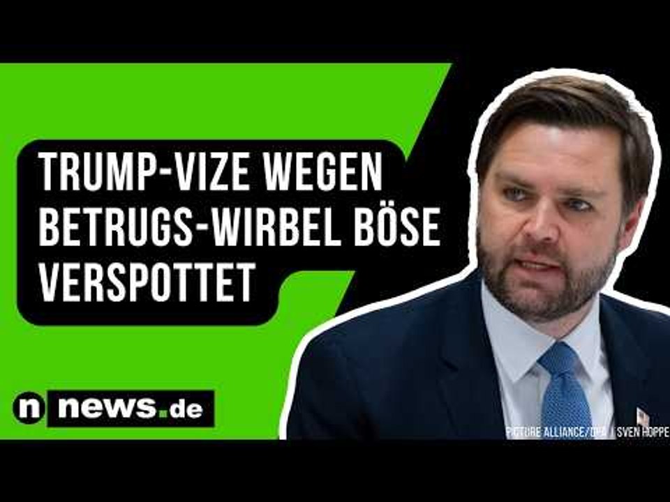 JD Vance: Trump-Vize wegen Betrugs-Wirbel böse verspottet