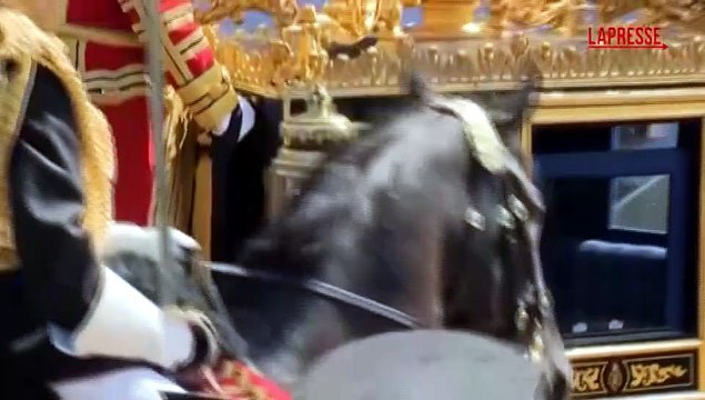 Gran Bretagna, Re Carlo III arriva al Parlamento per il King's Speech