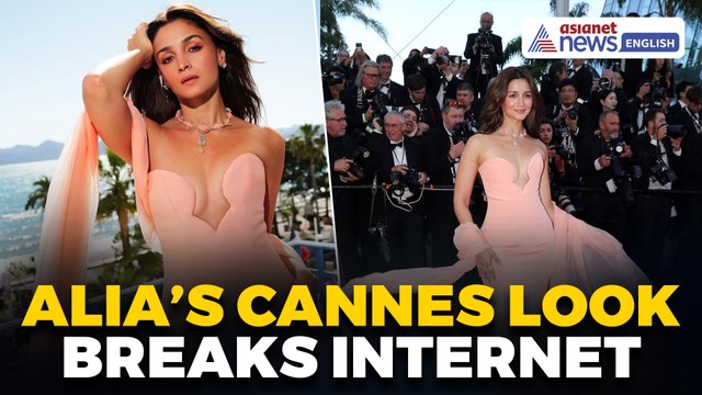 Alia Bhatt Stuns Cannes 2026 In Dreamy Peach Gown | Red Carpet Look Goes Viral