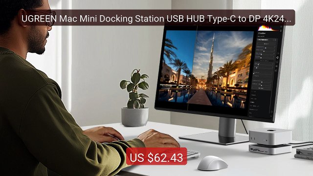 UGREEN Mac Mini Docking Station USB HUB Type-C to DP 4K240Hz M... — Hot Deal 2026 | Limited Offer!