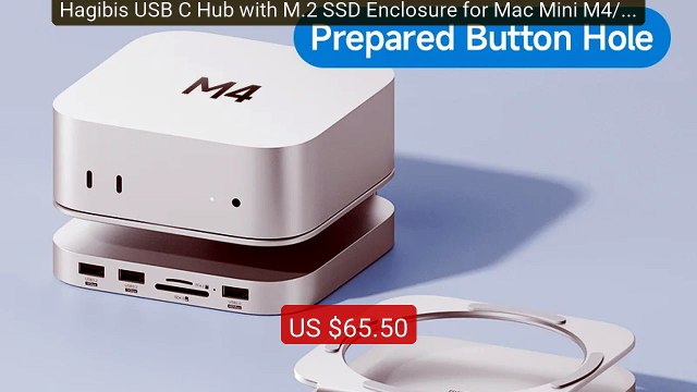 Hagibis USB C Hub with M.2 SSD Enclosure for Mac Mini M4/M4 Pr... — Hot Deal 2026 | Limited Offer!