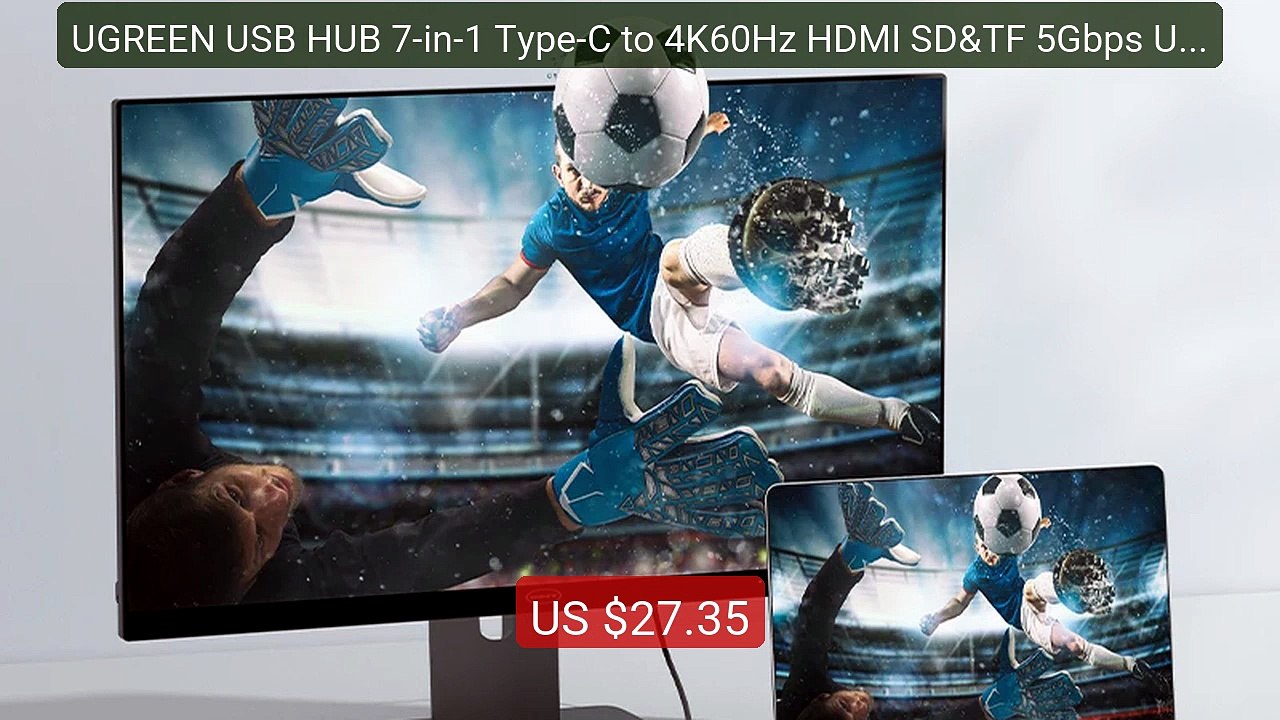 UGREEN USB HUB 7-in-1 Type-C to 4K60Hz HDMI SD&TF 5Gbps USB3.... — Amazing Value 2026 | Must Have!