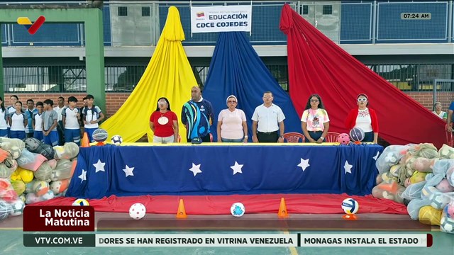 Cojedes | Entregan más de 3 mil kits deportivos para preparación de atletas de campeonatos estudiantiles