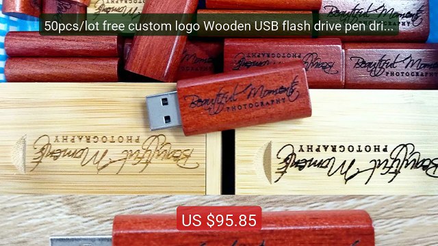 50pcs/lot free custom logo Wooden USB flash drive pen driver wood ... — Best Deal 2026 | Shop Now!