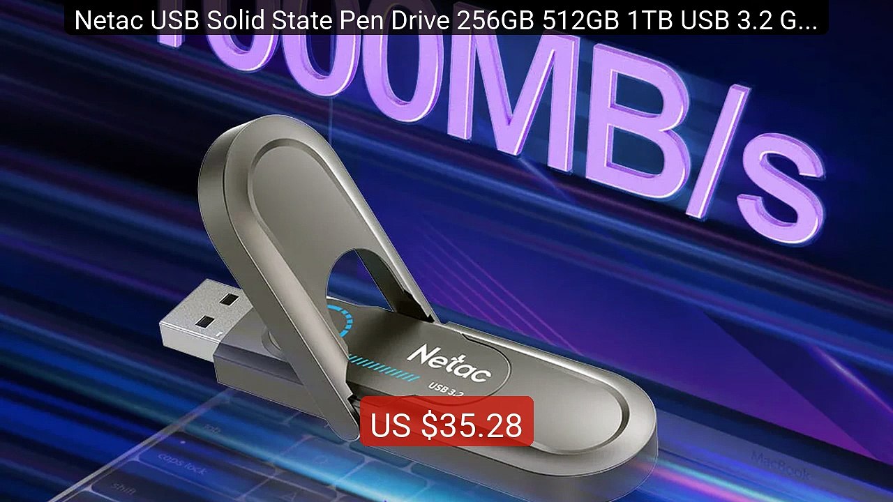 Netac USB Solid State Pen Drive 256GB 512GB 1TB USB 3.2 Gen2 F... — Best Buy 2026 | Great Quality!