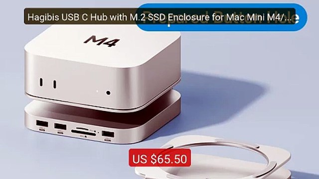 Hagibis USB C Hub with M.2 SSD Enclosure for Mac Mini M4/M4... — Top Pick 2026 | Unbeatable Price!