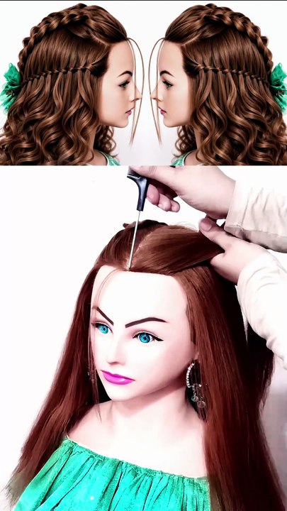 front hairstyle|ladies hair style for wedding|bridal hairstyle|party hairstyle|easy hairstyles  Your Queries. bridal hairstyle open hair, kashees hairstyle, messy braid hairstyle, wedding hairstyles open hair, braid hairstyle for wedding,3 BRIDAL HAIRSTYL