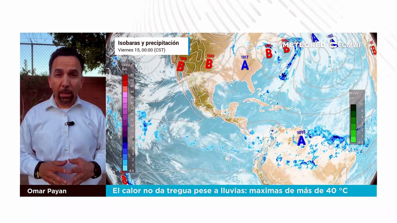 El calor no da tregua pese a lluvias: maximas de más de 40 °C