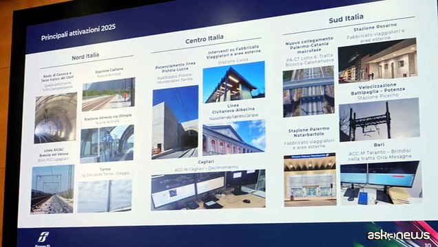 Ferrovie dello Stato presenta i cantieri per il 2026