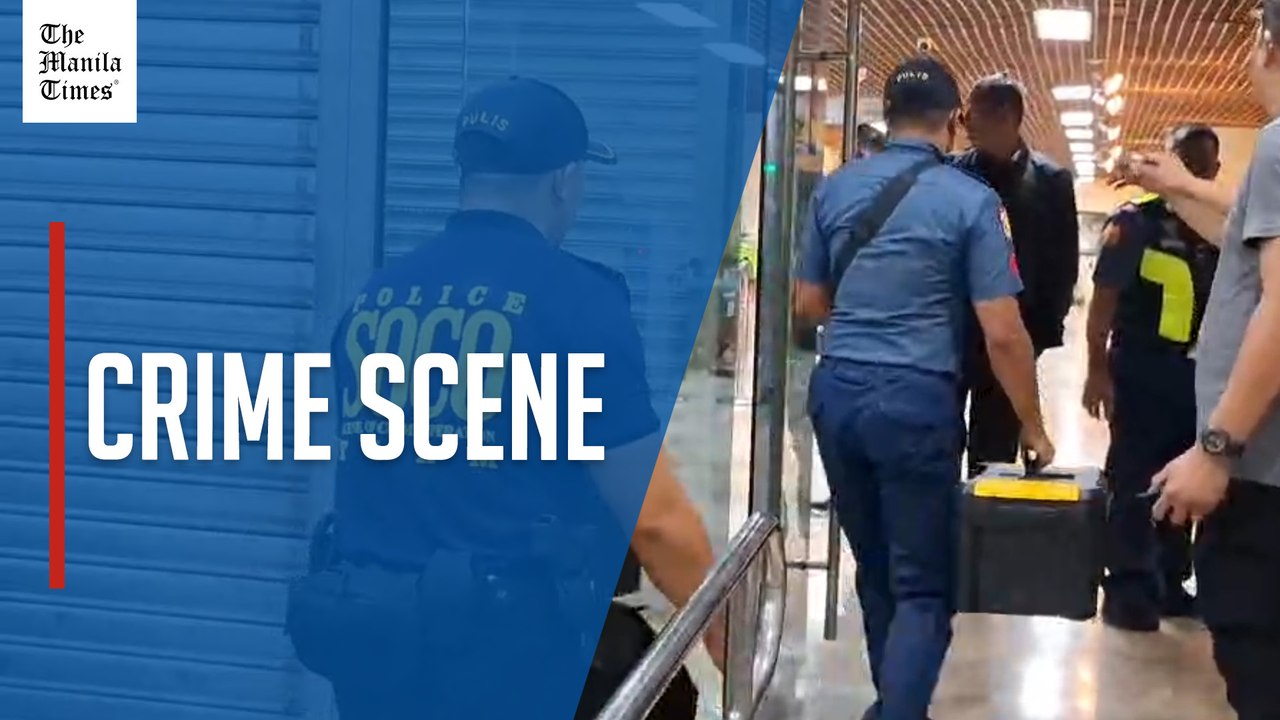 SOCO investigates Senate crime scene