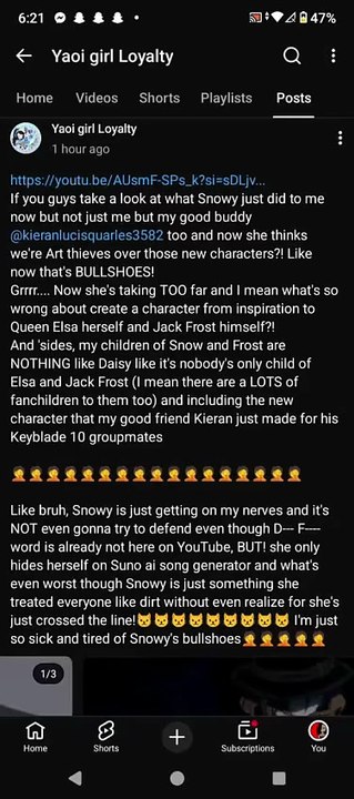 Kai is hurting me and Alice toadstool for no reason!😡😡😡😤