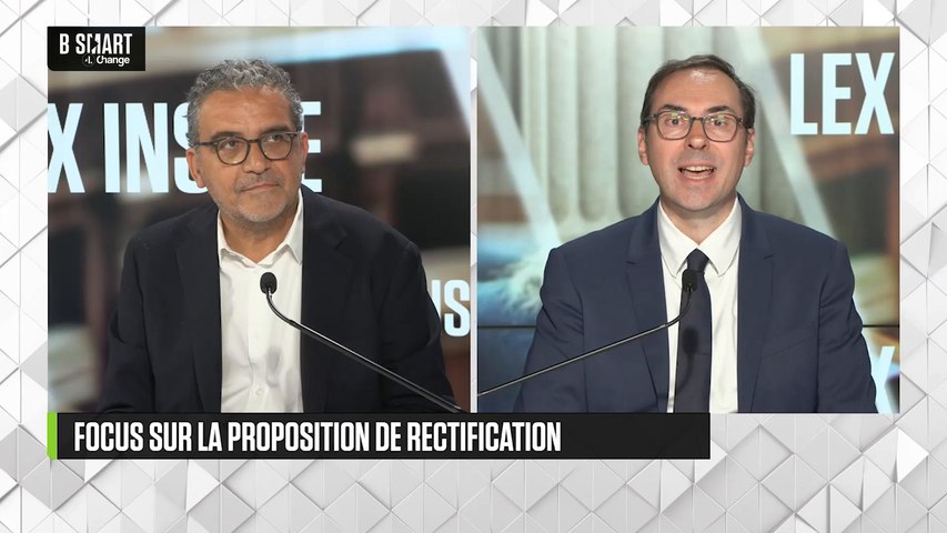 Focus sur la proposition de rectification