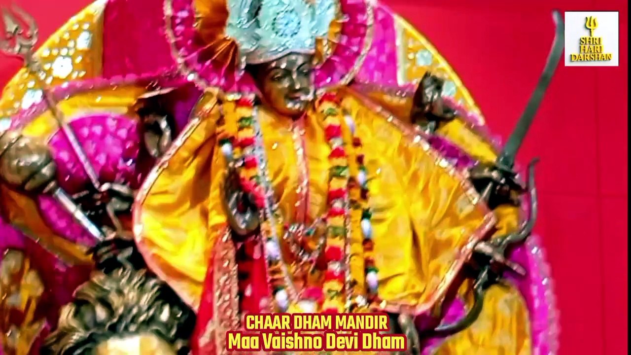Shri Mata Vaishno Devi Dham Vrindavan Darshan  श्री माता वैष्णो देवी चार धा Full-HD 60fps