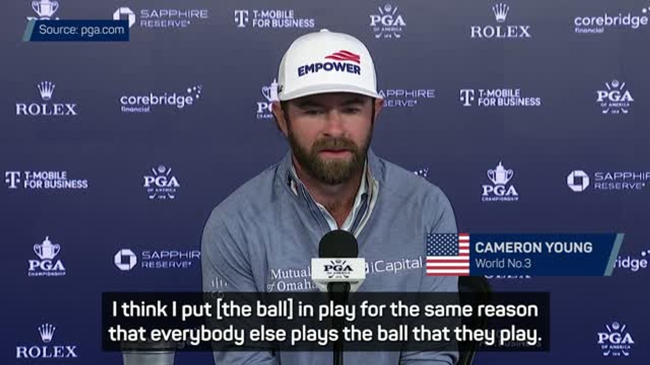 'I'm just trying to optimise my golf' - Young addresses ball controversy