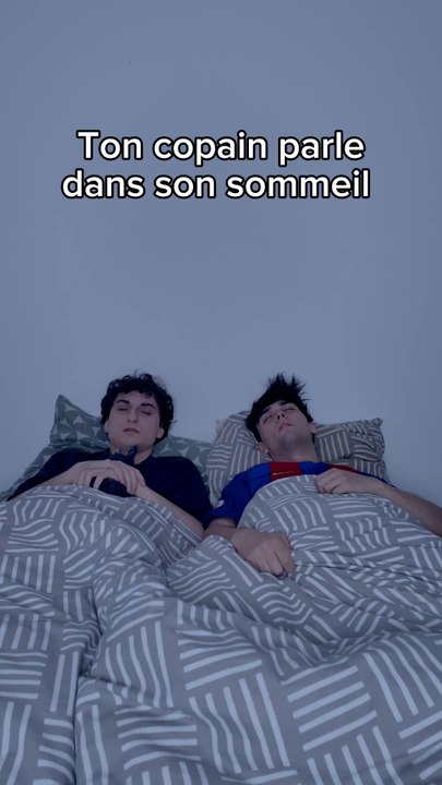 Même quand il dort il est chiant 👹