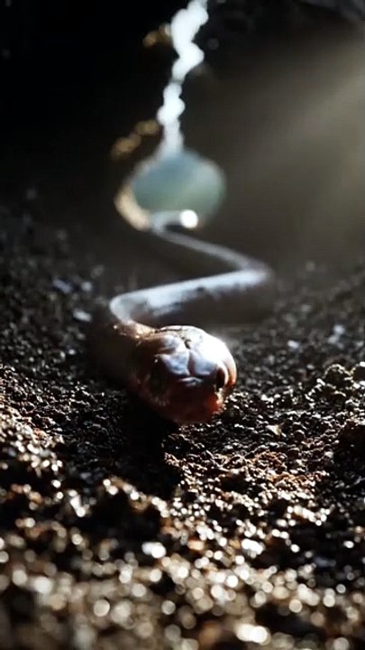 This is NOT a Worm!  Meet the World’s Most Unique Snake! 🐍#AmazingFacts #worldwildlife