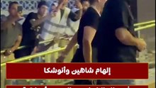 إلهام شاهين وأنوشكا في عزاء الراحل عبد الرحمن أبو زهرة