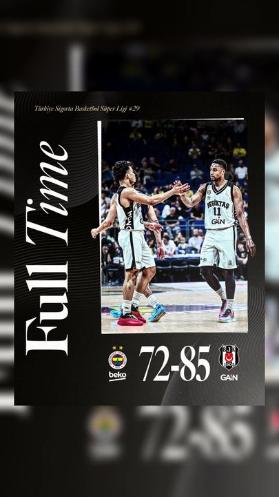 Derbide galibiyet bizim. 💪  Fenerbahçe Beko 72-85 Beşiktaş GAİN | Maç Sonucu  #TheBlackEagleRises 🦅