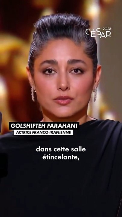 L'actrice iranienne Golshifteh Farahani avec qui Emmanuel Macron aurait eu une liaison (ce qui expliquerait la baffe de Brigitte avant la descente de l'avion)