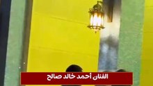 الفنان أحمد خالد صالح في عزاء الراحل عبد الرحمن أبو زهرة