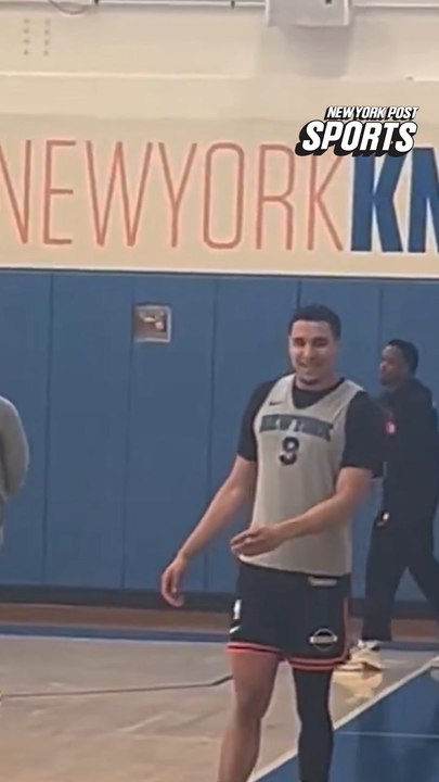 OG Anunoby puts up shots after Knicks practice